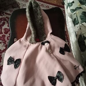 Betsey Johnson Cream Garment with Pink Label